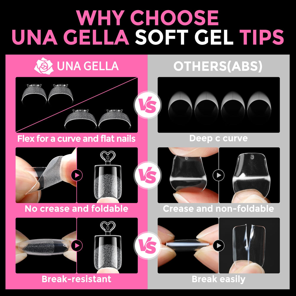 UNA GELLA cuticle-area fit detail ensuring flush, comfortable wear
