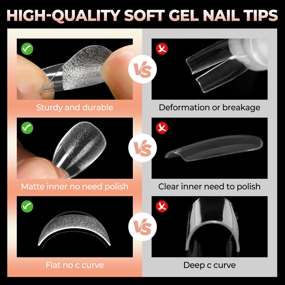 UNA GELLA close detail of tip edge illustrating impact-resistant thick front benefit