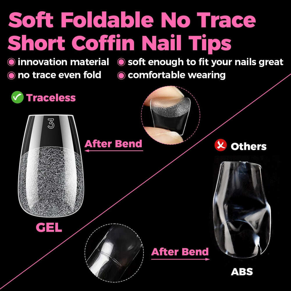 UNA GELLA detailed curved fit hugging nail bed for comfortable wear
