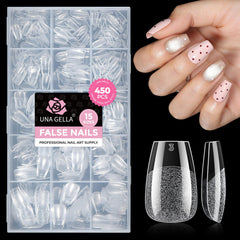 UNA GELLA durability test with water and daily items showing long-lasting wear