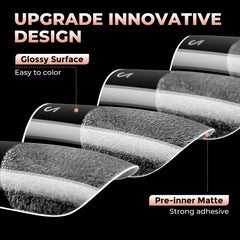 UNA GELLA filed and shaped tip example showing customizability and finish