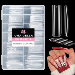 UNA GELLA front packaging showing 120-piece kit and box convenience