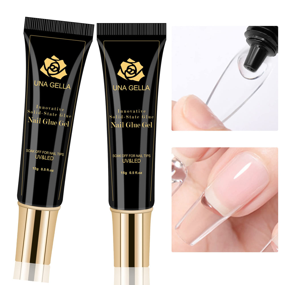 UNA GELLA front packaging twin 15g tubes showing value and clear formula