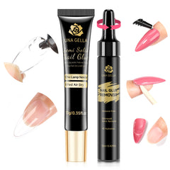 UNA GELLA front packaging showing kit components and clear benefits