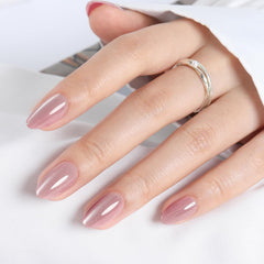 UNA GELLA front packaging showing pink rose chrome nails and benefits