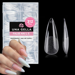 UNA GELLA front packaging showing full 312pcs kit and quick benefits