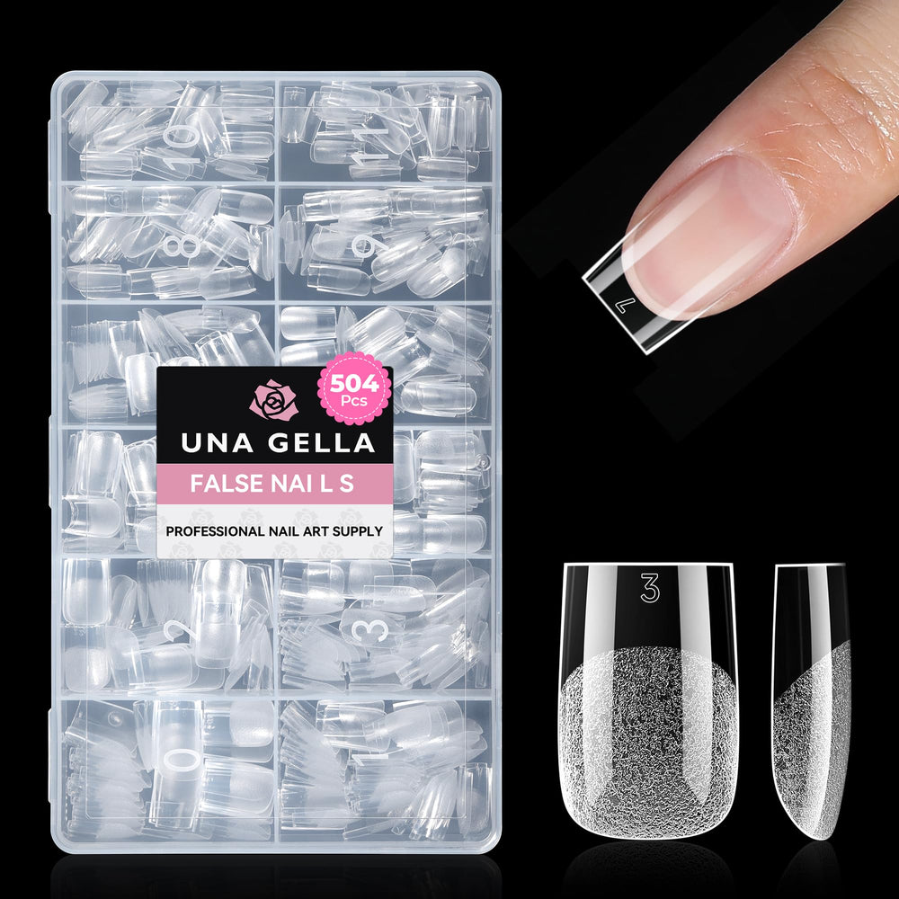 UNA GELLA front packaging showing 504-piece set for easy selection and value
