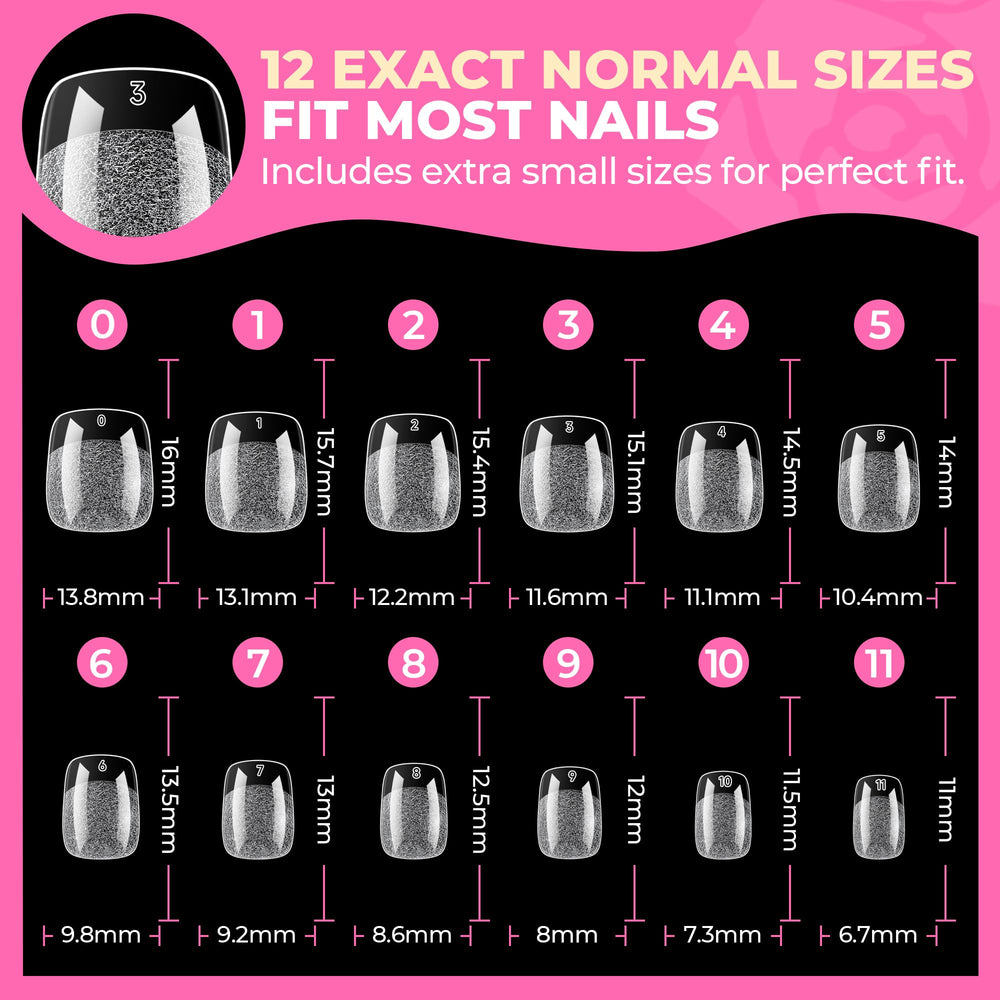 UNA GELLA spread of all 504 pieces conveying abundant supply for multiple manicures