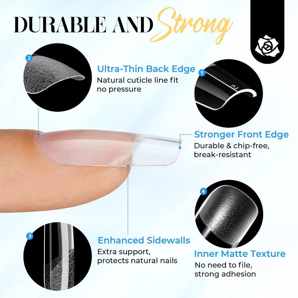 UNA GELLA glue tube detail highlighting controlled squeeze design for mess-free application