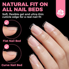 UNA GELLA half-cover profile demonstrating natural seamless fit