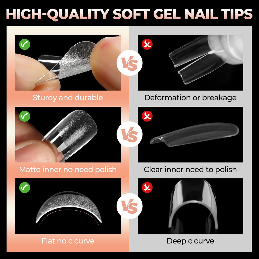 UNA GELLA application demo of tip being glued for easy DIY benefit