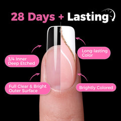 UNA GELLA in use with glue demonstrating easy secure application