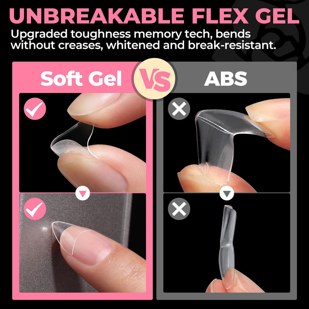 UNA GELLA in-use during DIY manicure for quick salon finish