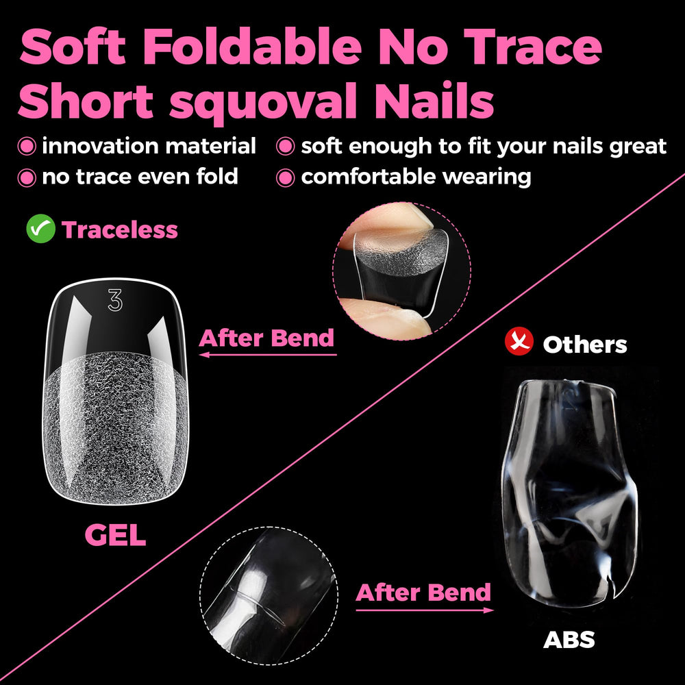 UNA GELLA tips applied in salon setting demonstrating quick professional finish