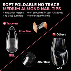 UNA GELLA tips being applied in salon for quick professional-looking results