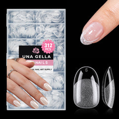UNA GELLA at-home manicure scene showing time-saving salon-quality results