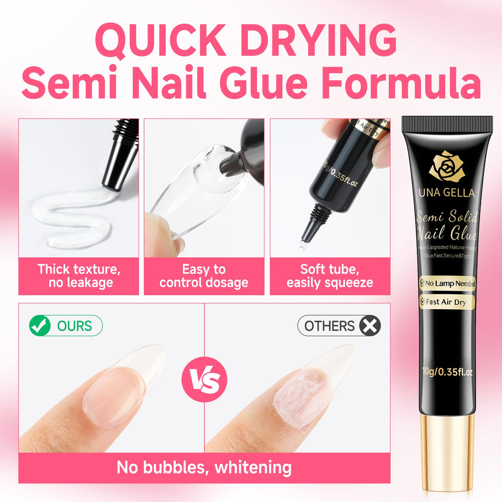 UNA GELLA twin-tube kit in travel pouch highlighting portability and protected light-proof packaging
