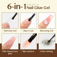 UNA GELLA used to fix flat rhinestone with precise adhesion benefit