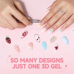 UNA GELLA 30g tube beside ruler showing compact size and portability