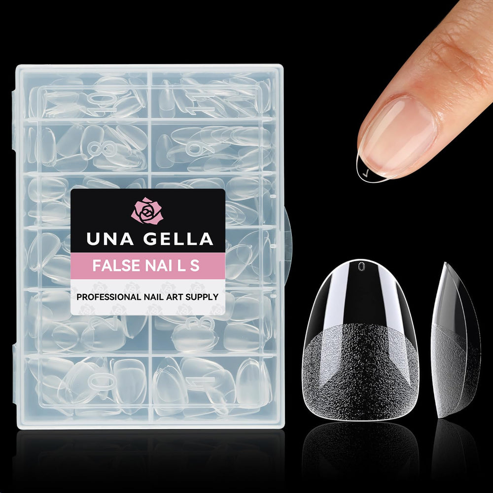 UNA GELLA tips on hand for scale comparison showing coverage and fit benefit