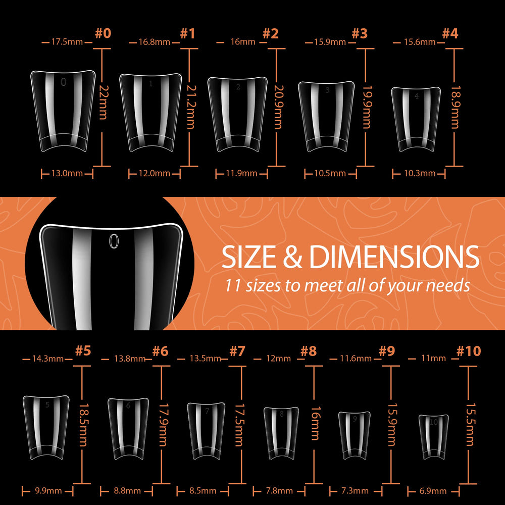 UNA GELLA scale comparison on hand showing short half-cover length and natural fit