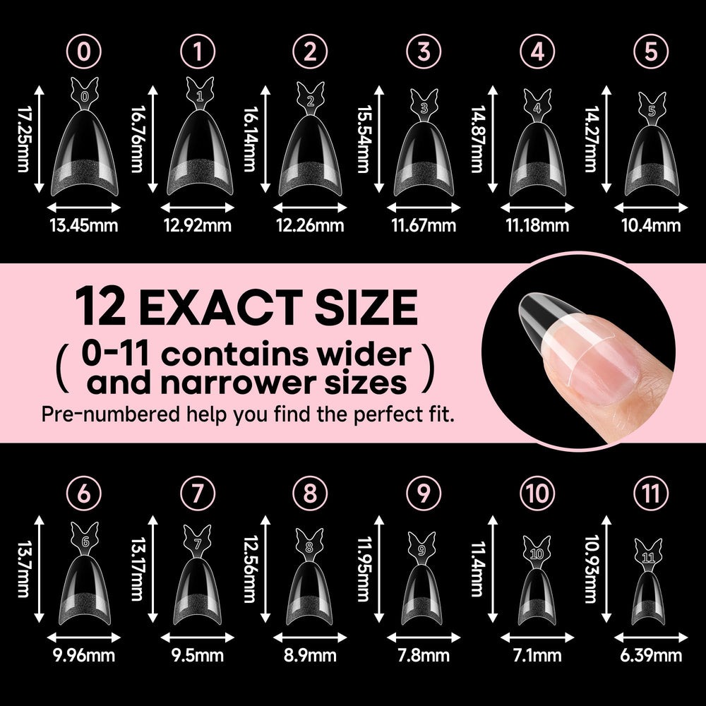 UNA GELLA tip next to a ruler to show scale and accurate sizing