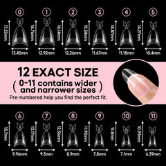 UNA GELLA tip next to a ruler to show scale and accurate sizing