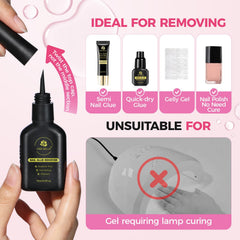 UNA GELLA 15ml size and scale in hand showing travel-friendly compact convenience