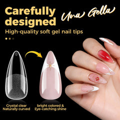 UNA GELLA twelve sizes displayed flat for accurate size matching