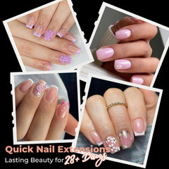UNA GELLA close-up of labeled sizes to speed accurate nail matching