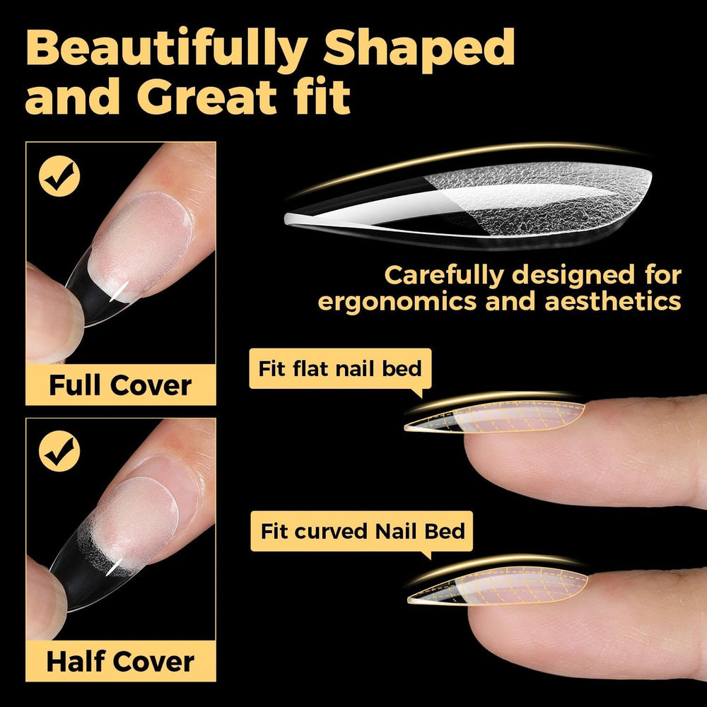 UNA GELLA layout of 12 sizes arranged for quick selection and accurate fit