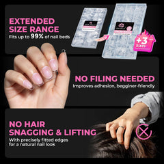 UNA GELLA soft-gel detail bending slightly to show flexible durable material