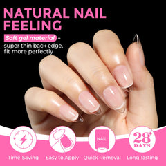 UNA GELLA close texture shot of gelly tip material for flexible comfortable wear