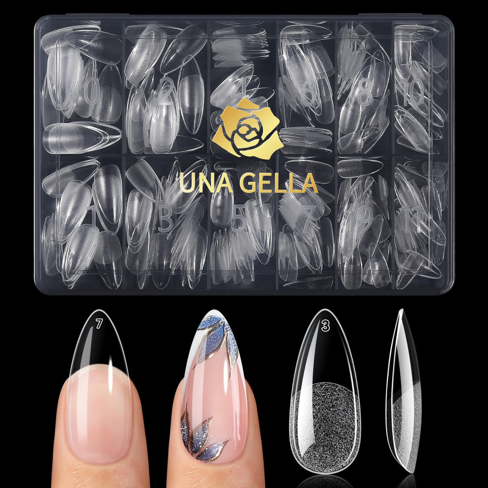 UNA GELLA box contents laid out showing complete kit convenience benefit