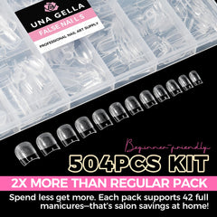 UNA GELLA organized storage with count display, large kit for multiple uses
