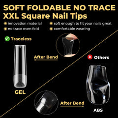 UNA GELLA thickness edge detail showing sturdy thick-front, thin-back durability