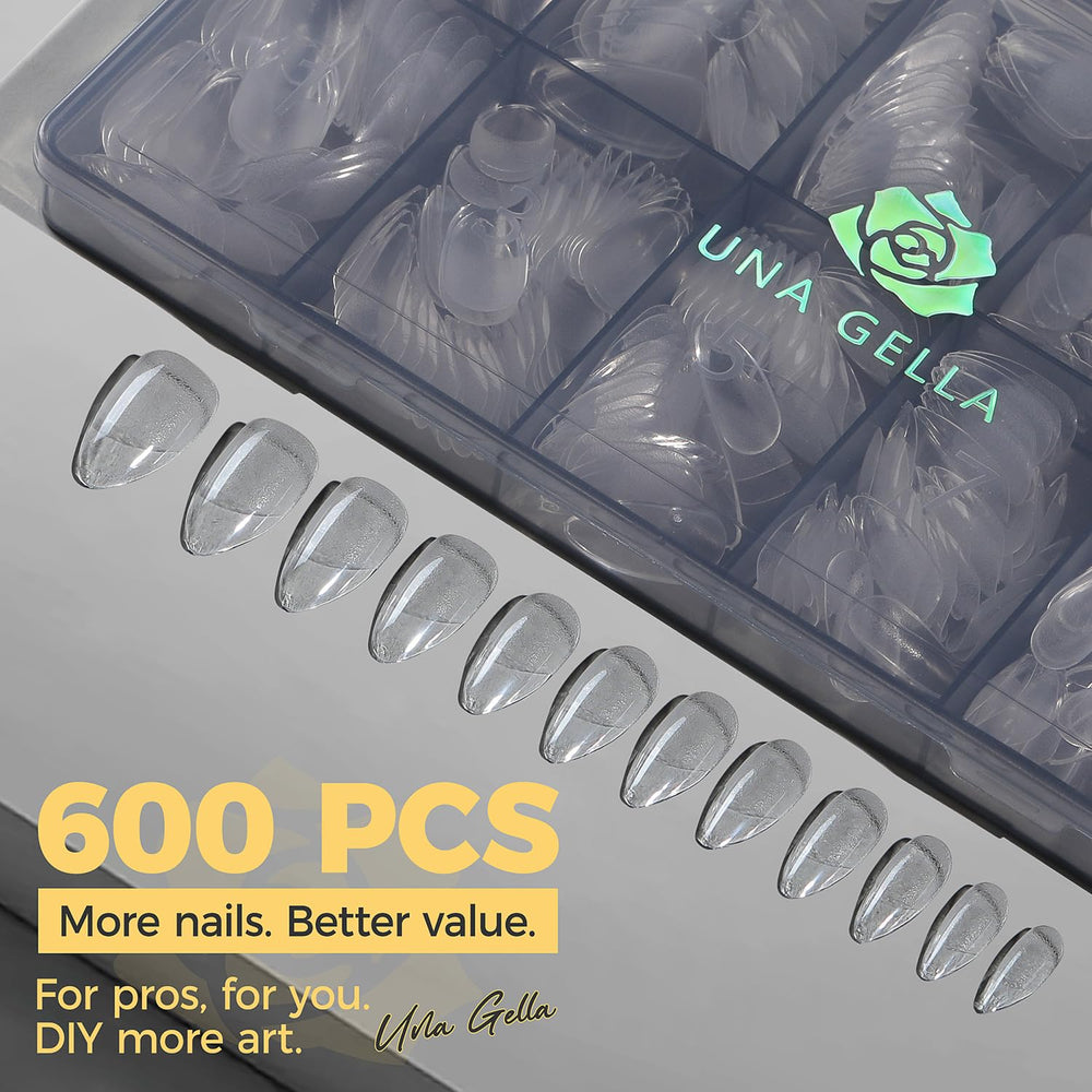 UNA GELLA side profile showing shallow curve for natural fit and reduced lift