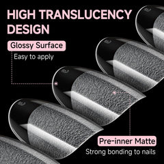 UNA GELLA tip being bent to show flexibility and crease resistance benefit
