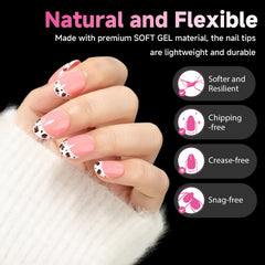 UNA GELLA trimmed and shaped tip demonstrating easy customization after fit
