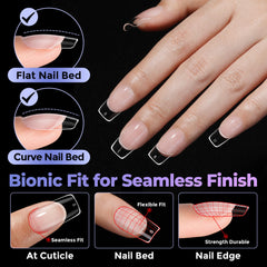 UNA GELLA close-up of ultra-thin edge for seamless natural blending