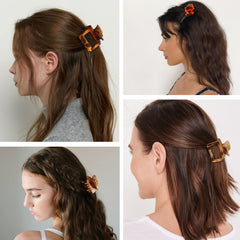 Unbednigt flower-shaped mini claw clip highlighting decorative shape and grip