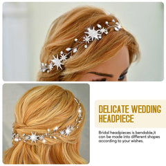 Unicra in-hair styling updo demonstrating secure, flattering bridal placement