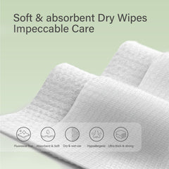 UNIFREE close-up viscose texture emphasizing softness and strong absorbency