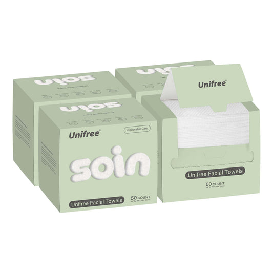 UNIFREE front box packaging showing count and size, practical storage benefit