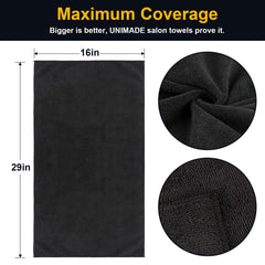 UNIMADE close-up microfiber texture highlighting fast absorption benefit