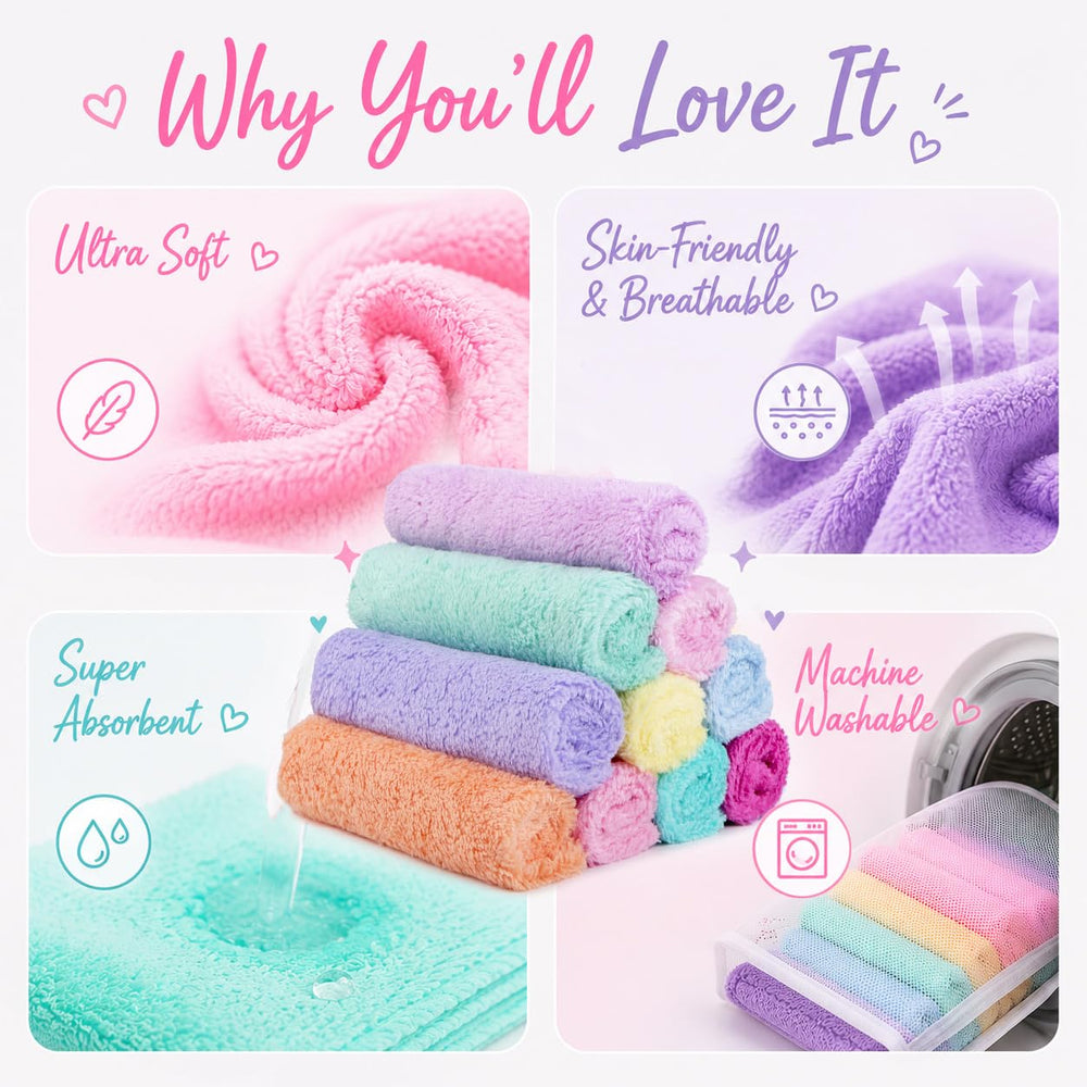 UNIMADE multicolor array laid flat for easy organization and selection