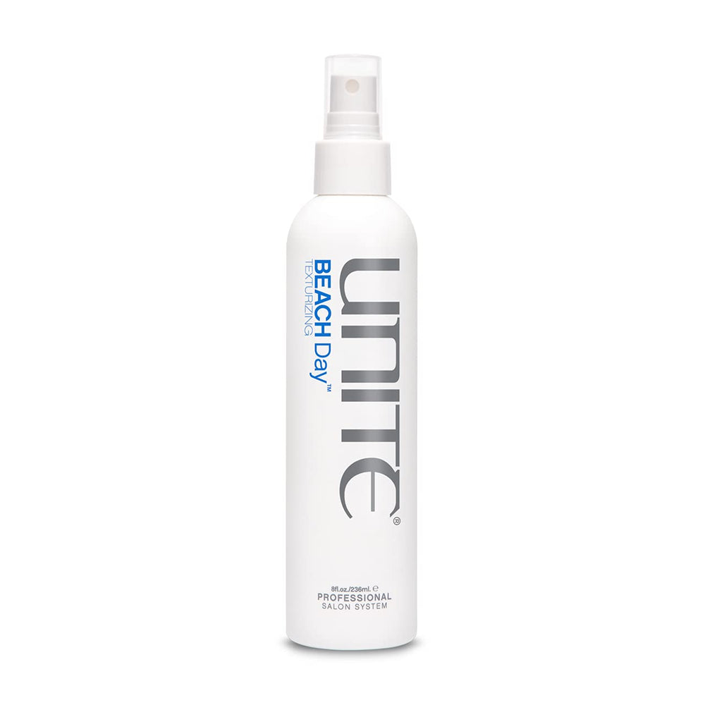 UNITE BEACH Day front bottle showing label and size for styling convenience