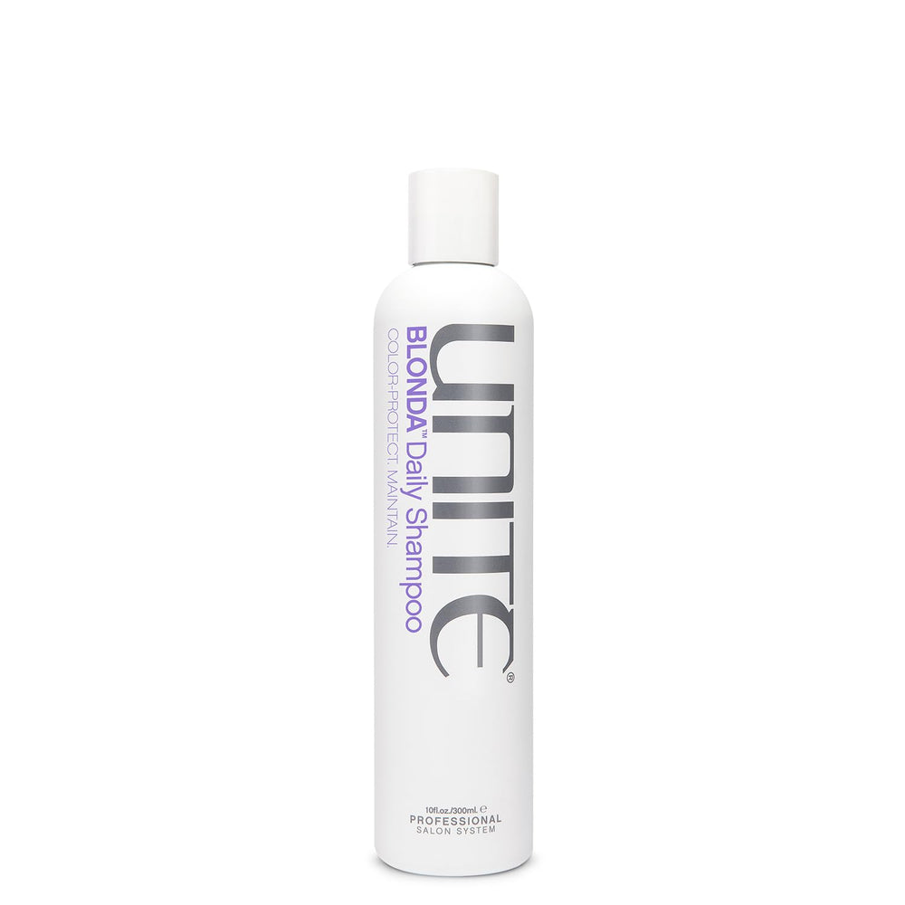 UNITE BLONDA front packaging showing bottle and brightening benefit
