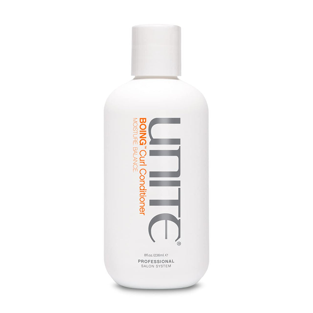 UNITE BOING front packaging showing bottle and label for salon-quality curls
