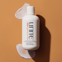 UNITE BOING cream texture close-up highlighting lightweight hydration benefit